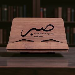 Kitap Okuma Standı | Rahle - Sabır