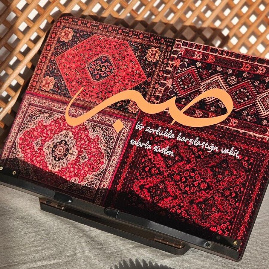 Kitap Okuma Standı | Rahle - Sabır