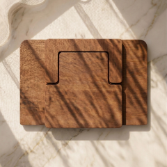 Kitap Okuma Standı | Sabır Temalı Ahşap Rahle