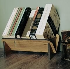 Masaüstü Ahşap Kitaplık