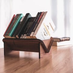 Masaüstü Ahşap Kitaplık