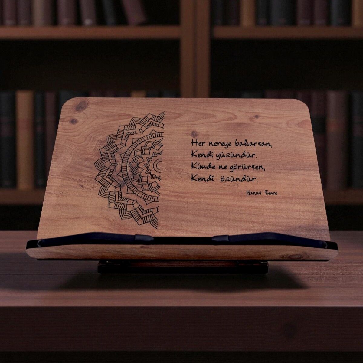 Kitap Okuma Standı | Rahle - Yunus Emre