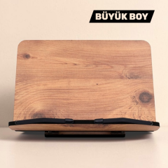 Büyük Boy Kitap Okuma Standı | Ahşap Rahle