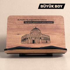 Büyük Boy Kitap Okuma Standı | Ahşap Rahle