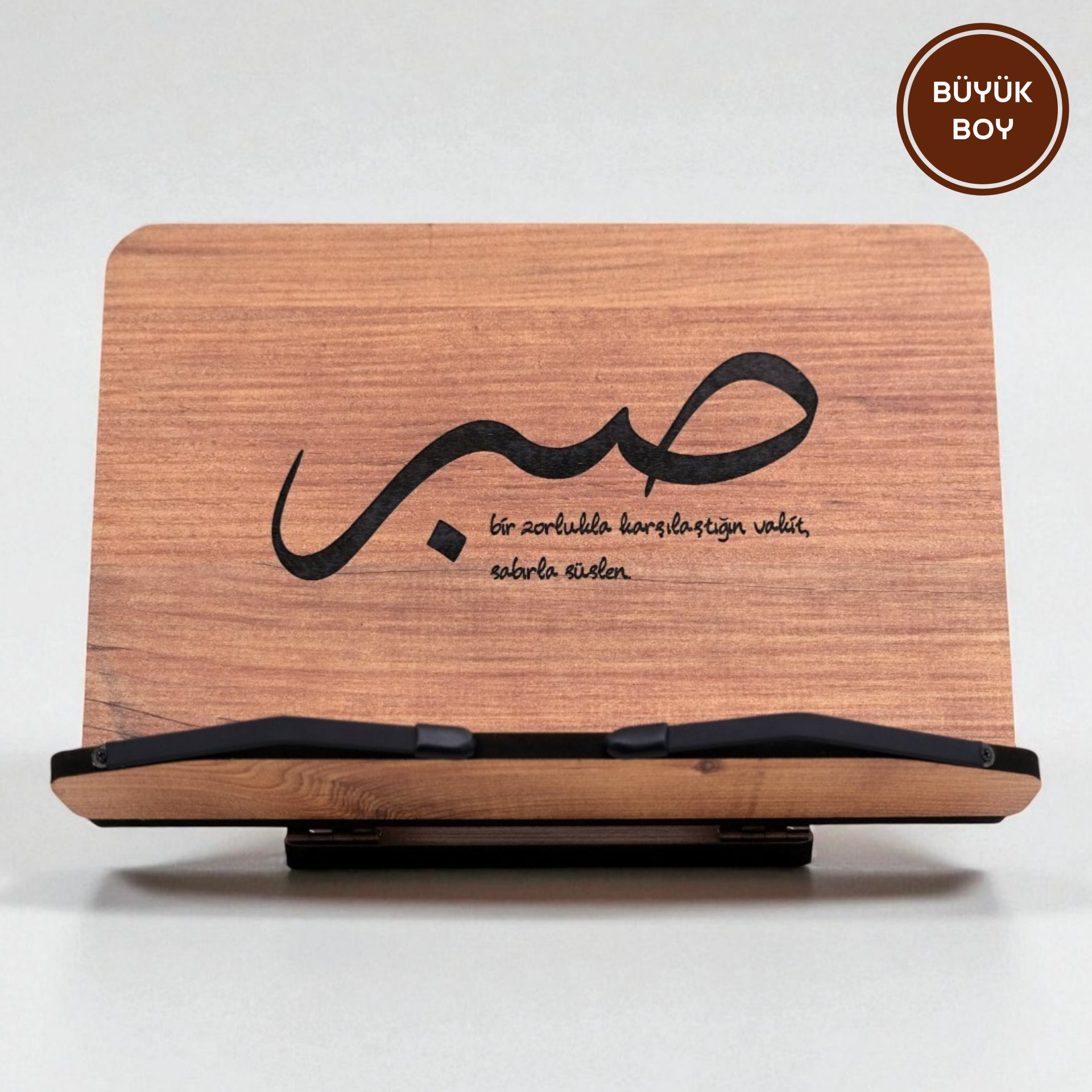 Büyük Boy Kitap Okuma Standı | Rahle - Sabır