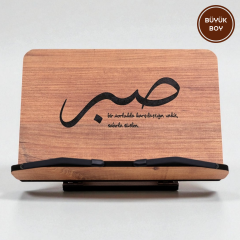 Büyük Boy Kitap Okuma Standı | Rahle - Sabır