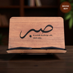 Büyük Boy Kitap Okuma Standı | Rahle - Sabır