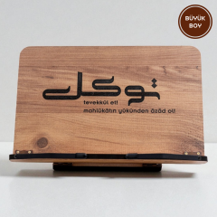 Büyük Boy Kitap Okuma Standı | Rahle - Tevekkül