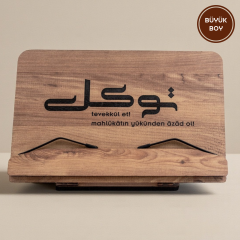 Büyük Boy Kitap Okuma Standı | Rahle - Tevekkül