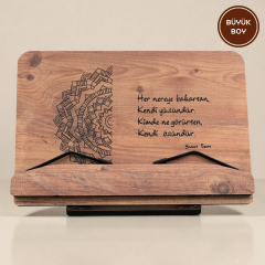 Büyük Boy Kitap Okuma Standı | Rahle - Yunus Emre