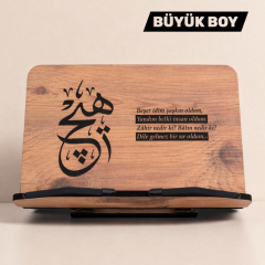 Büyük Boy Kitap Okuma Standı | Ahşap Rahle