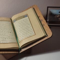 Geleneksel Masaüstü Ahşap Rahle