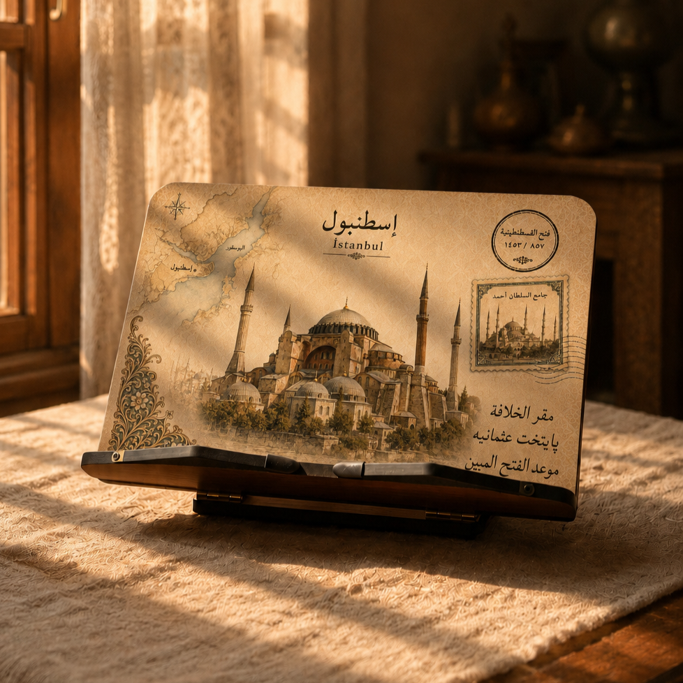 İstanbul Temalı Rahle | Kitap Okuma Standı