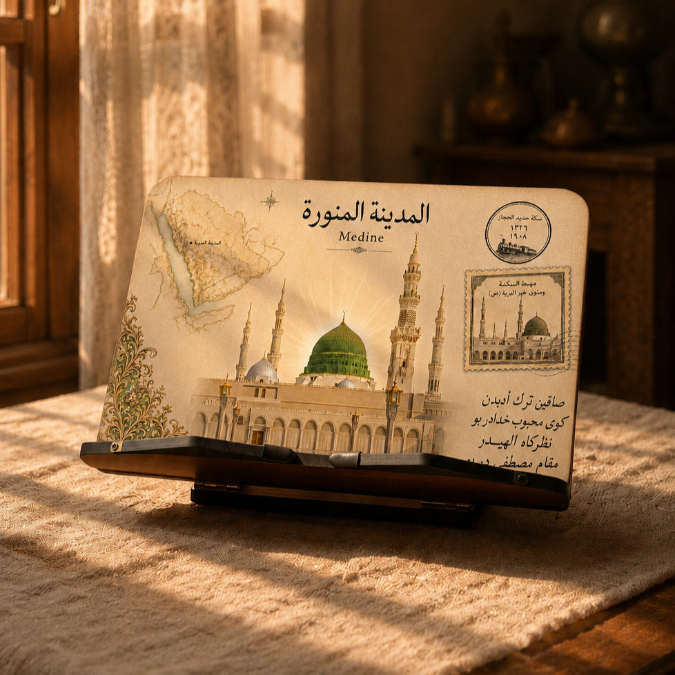 Medine Temalı Rahle | Kitap Okuma Standı
